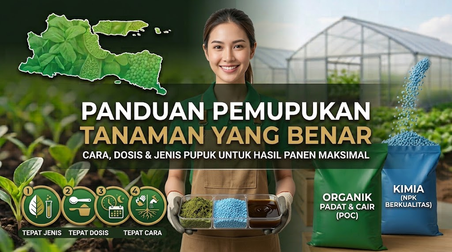 Cara Memupuk Tanaman dengan Baik dan Benar, Panduan Lengkap untuk Petani & Pemula
